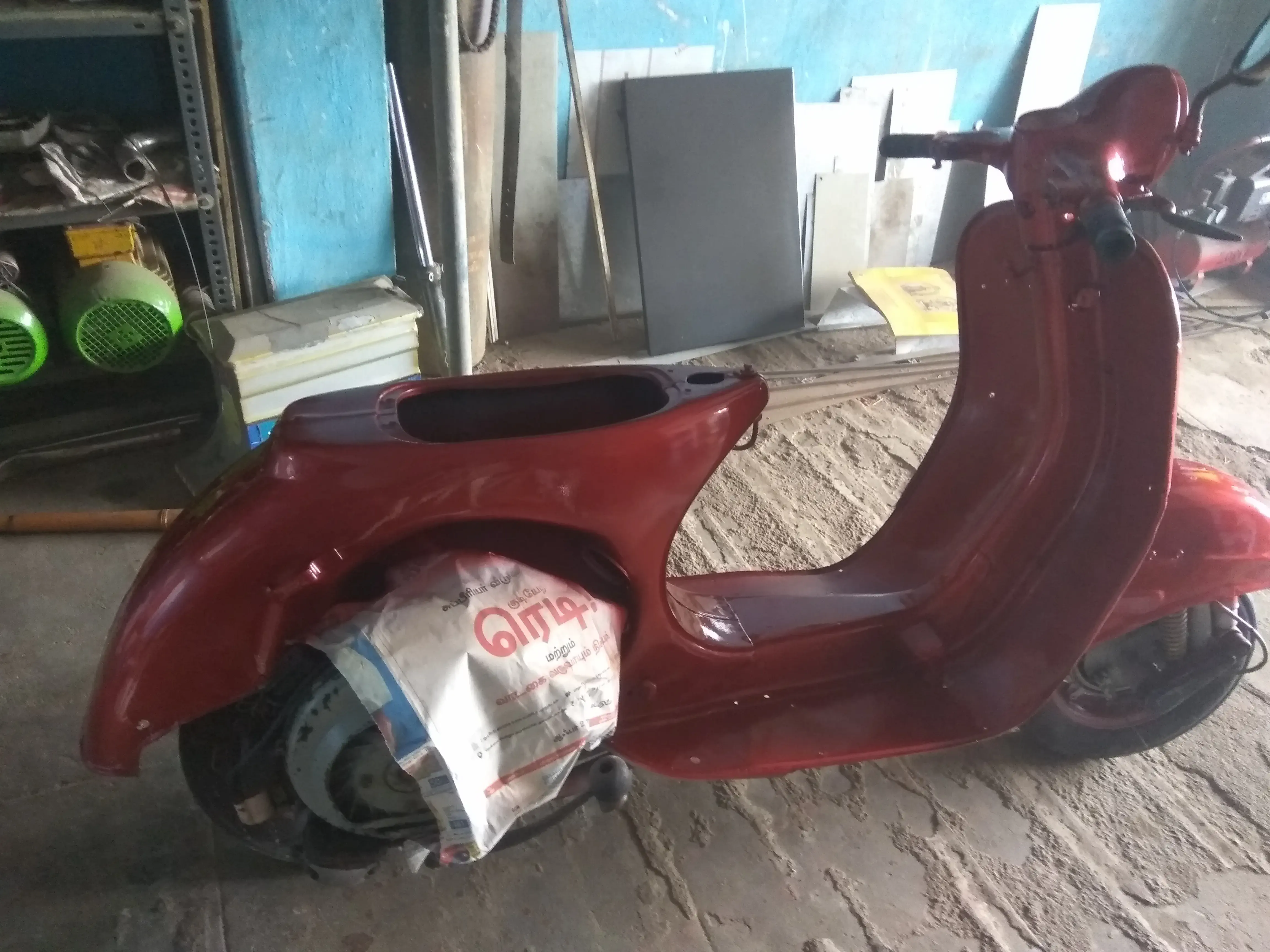 Custom Scooter BBQ Unit