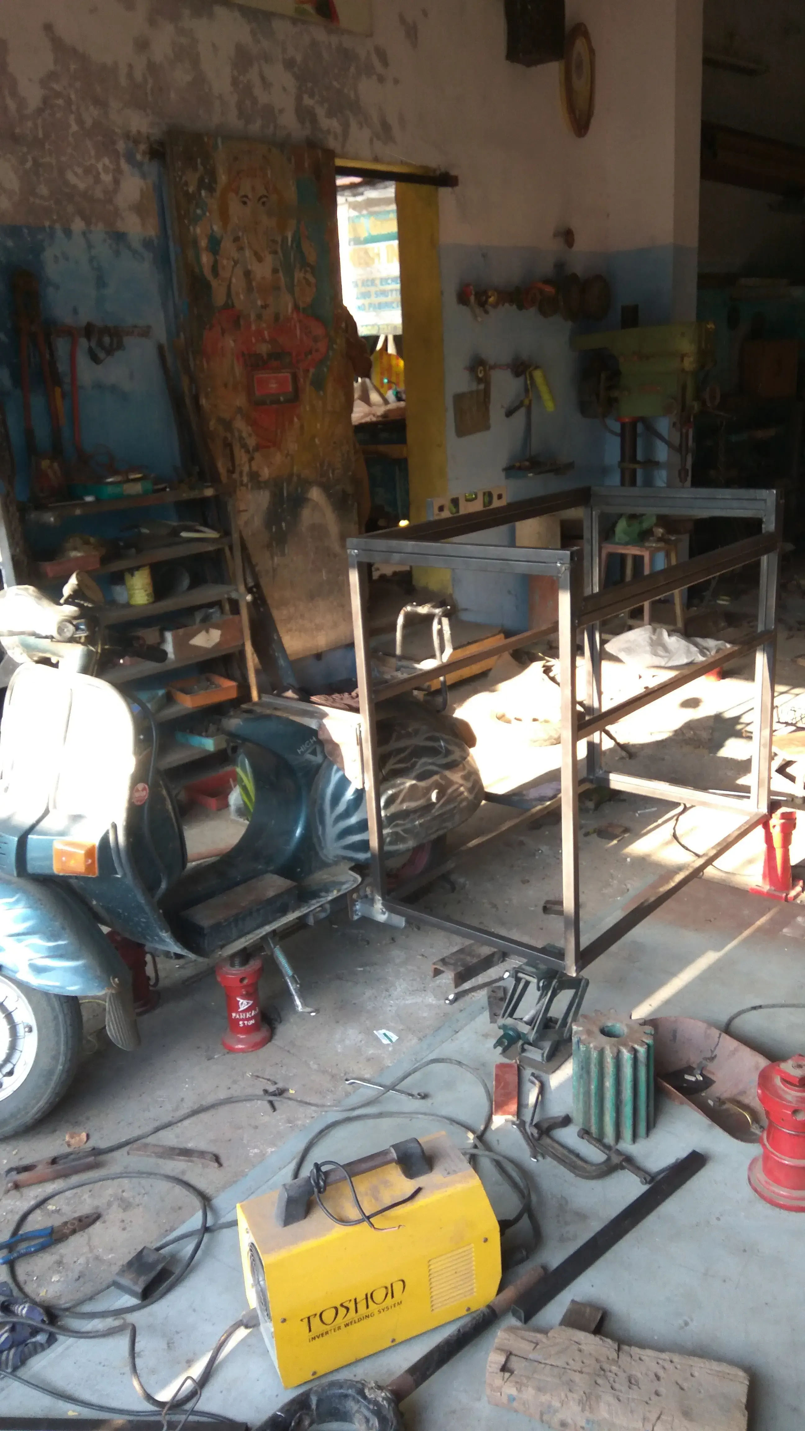 Custom Scooter BBQ Unit