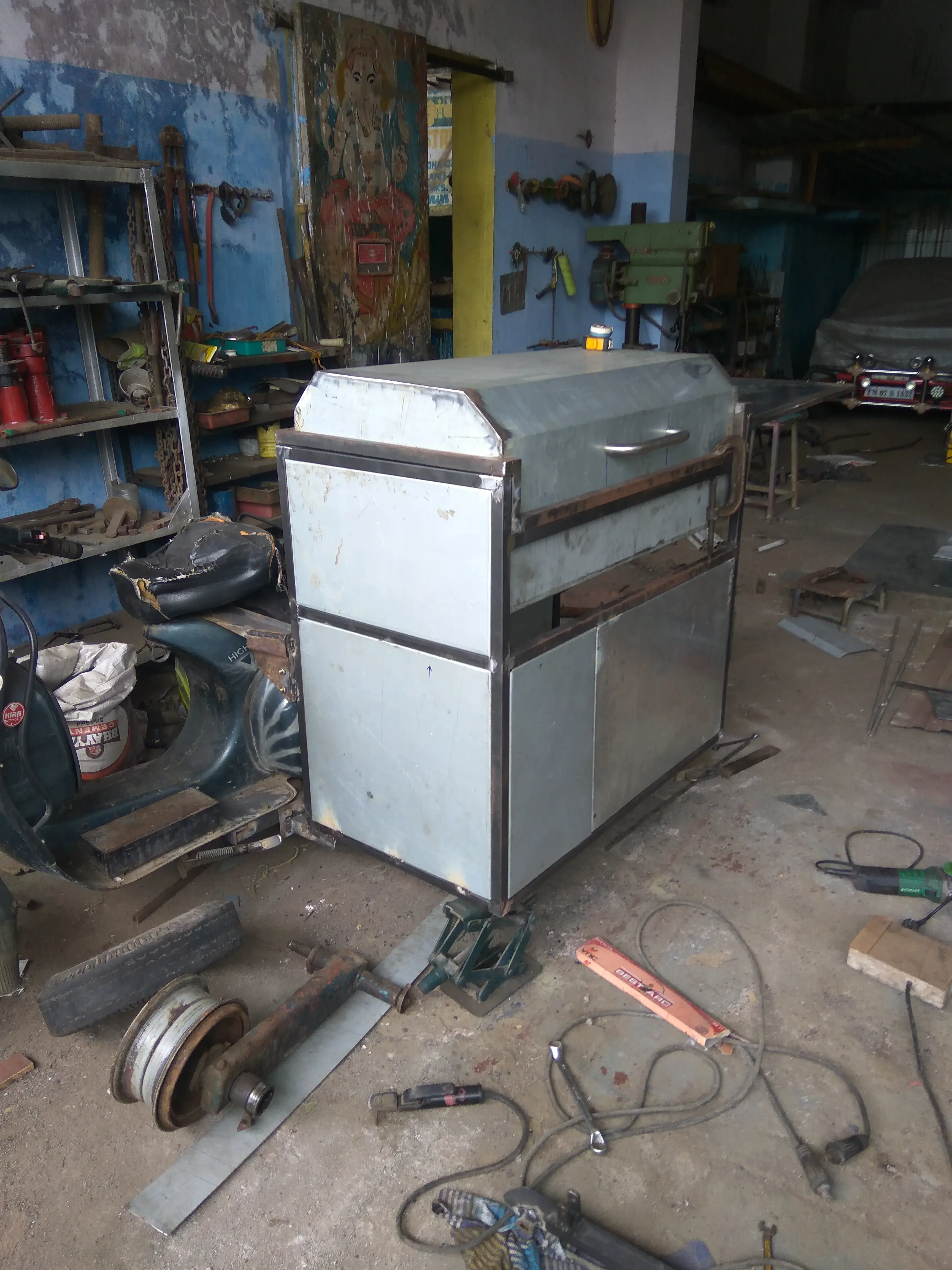 Custom Scooter BBQ Unit