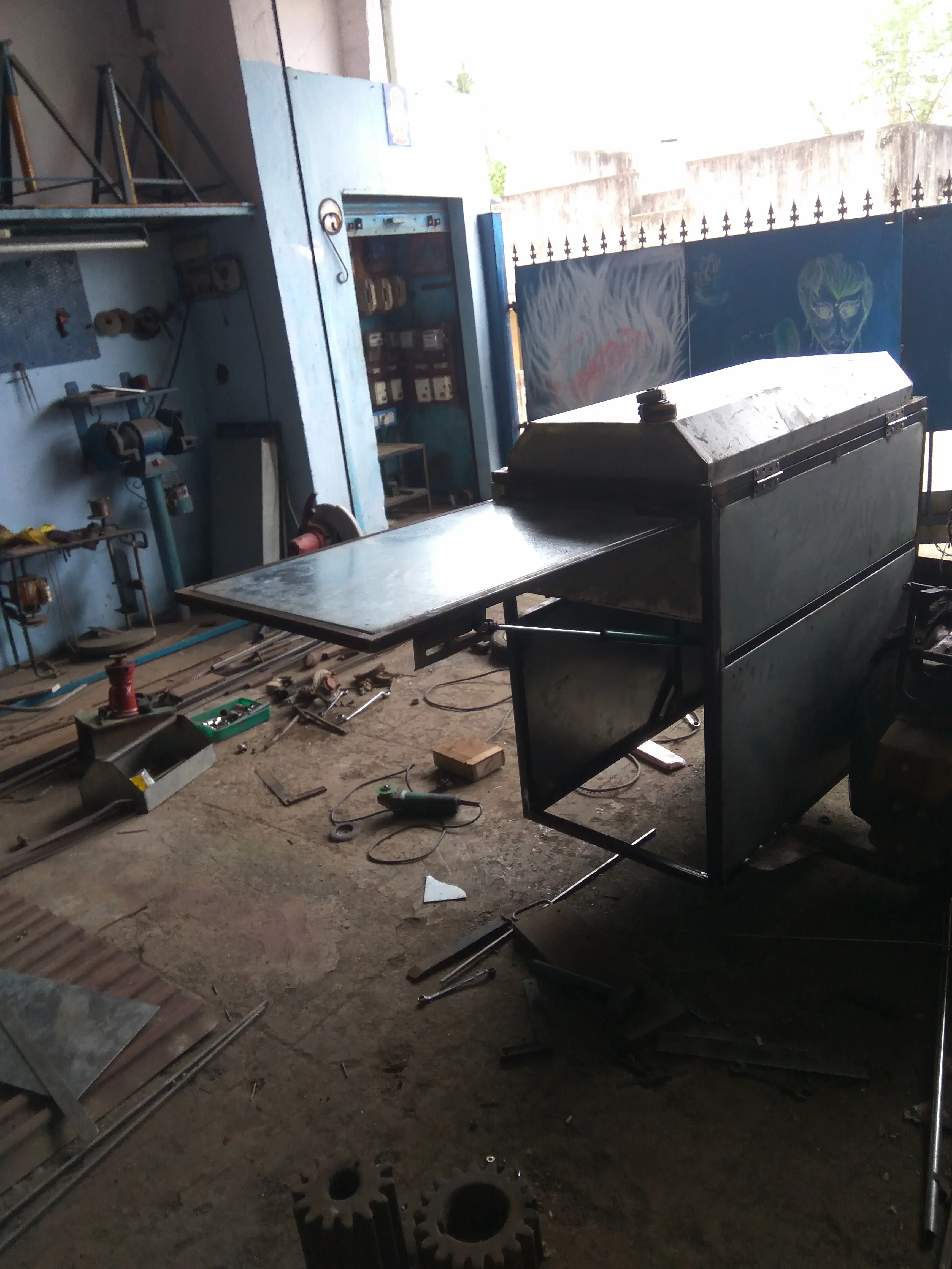 Custom Scooter BBQ Unit