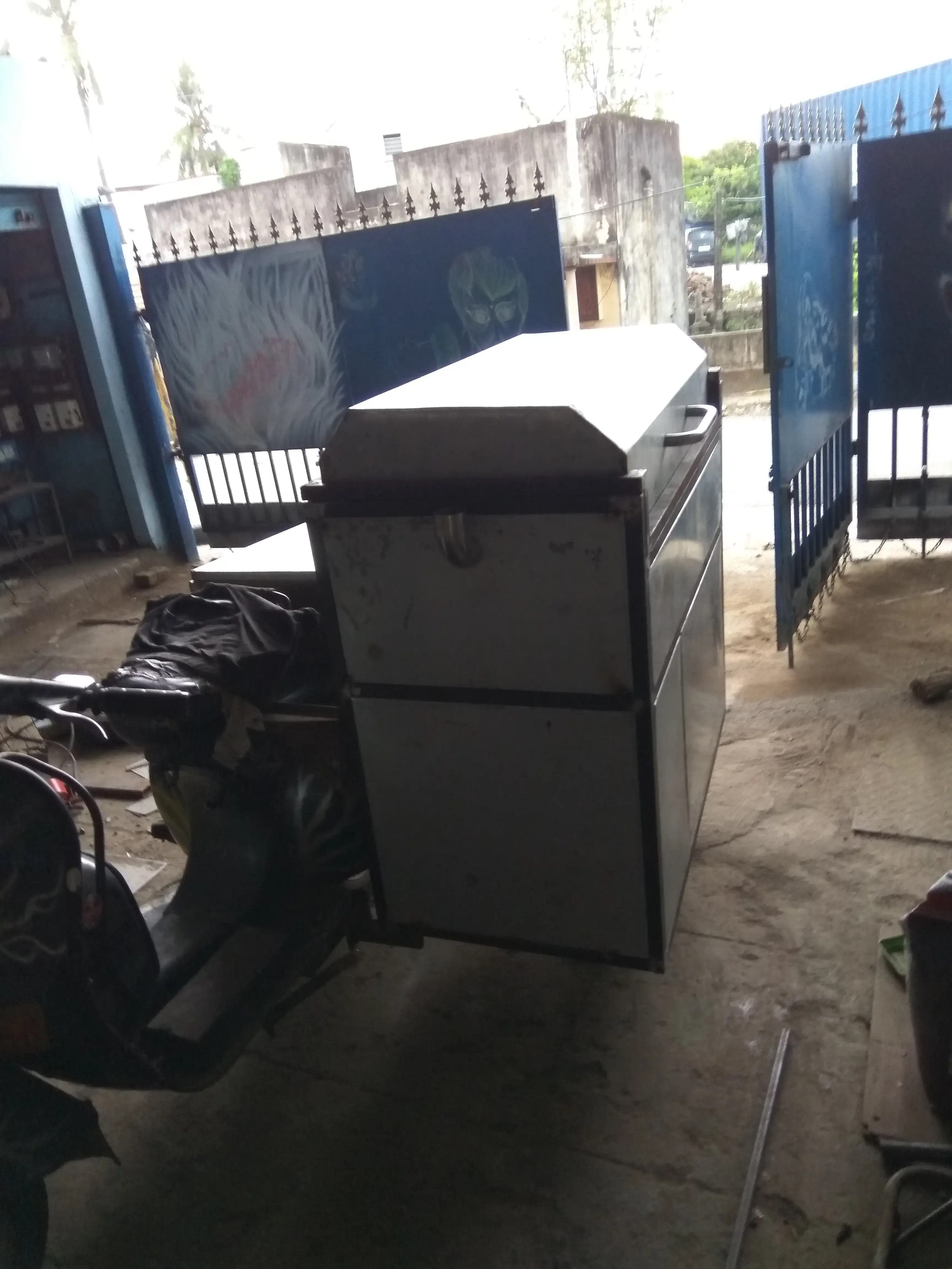 Custom Scooter BBQ Unit